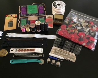 Lot of vintage Sewing Supplies