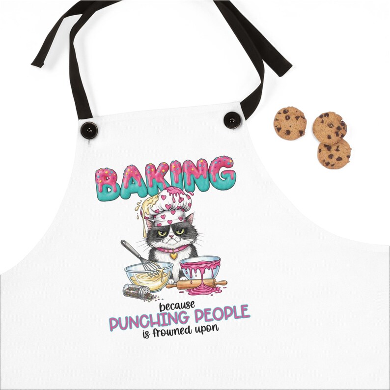 Grumpy Baking Grumpy Cat Baker PNG SVG, Funny