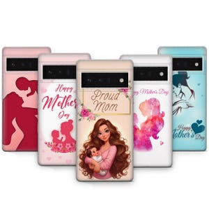 Personalized Mother&#39;s Day Phone Case: Floral Mom Gift