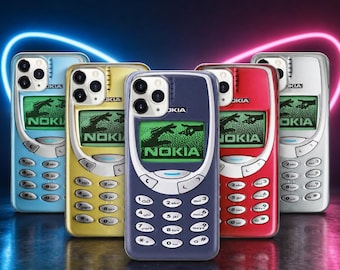 Old Nokia 3310 Phone Case Retro iPhone Case 17 ProMax 16Pro 15 Plus 14 13 Mini 12 11 X XS & Pixel Cases 10ProXL 9 Pro 8