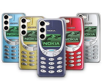 Retro Classic Nokia 3310 Phone Case For Samsung Galaxy S25, S24, S23, S22, S21, S20, Z Fold5, Z Flip6, Back Cover