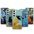 Cat Meme Van Gogh Phone Case Vincent Parody Case For Samsung Galaxy S25 Ultra S24 Plus S23FE S22 S21 S20 A17 A16 A15 A26 A25 A36 A35 A55 A56 product logo