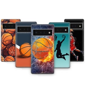 Basketball Dunk Mobilskal Air Jump Google Pixel Skal 10 ProXL 9 Pro 8 7 Samsung Galaxy Skal S25 S24 S23 S22 S21 S20 Ultra Plus