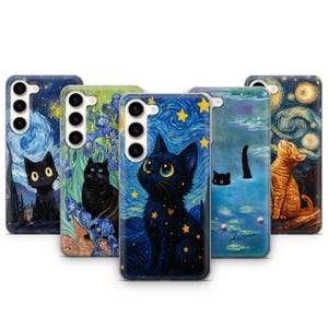 ヴィンテージ ゴッホ 星月夜 絵画 Samsung Galaxy S26 Ultra S25 FE
