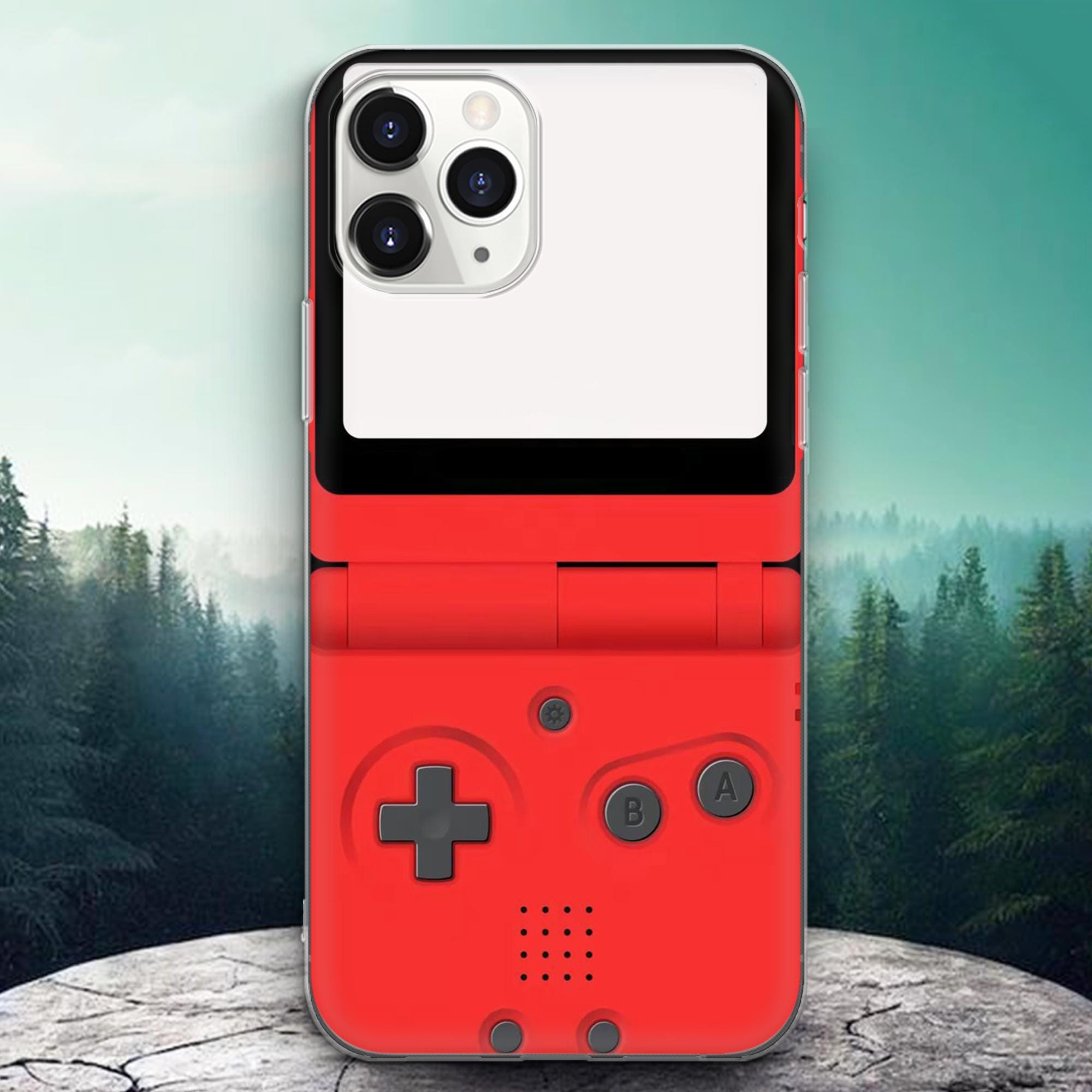 ヴィンテージビデオゲーム携帯ケース レトロゲームボーイパッド iPhone 