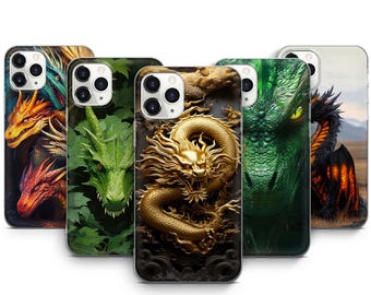 Earth Dragon Handyhülle Japanischer chinesischer Spiel-Drache iPhone Case 17 ProMax 16Pro 15 Plus 14 13 Mini 12 11 X XS & Pixel Cases 10ProXL 9 Pro 8