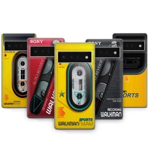 Étui pour téléphone Walkman, étui pour lecteur de cassettes de musique rétro pour Pixel 9 Pro XL 8 Pro 7 6 Samsung Galaxy S25 Ultra S24 Pro S23 Plus S22 S21 S20