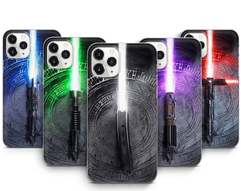 Sith Lightsaber Phone Case Star Wars Jedi Sword iPhone Case 17 ProMax 16Pro 15 Plus 14 13 Mini 12 11 X XS & Pixel Cases 10ProXL 9 Pro 8