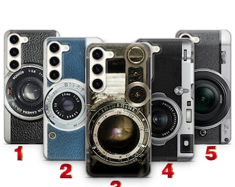 Vintage Camera Lens Phone Case Retro Photo Fit For Samsung Galaxy S26 Ultra S25 FE S24 Plus S23 S22 S21 S20 A17 A16 A26 A37 A36 A55 A57