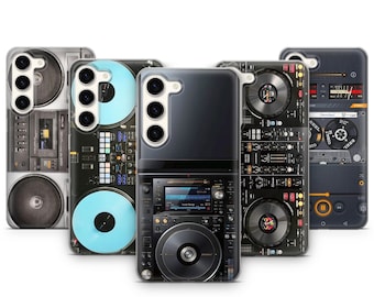 ミュージックステーション スマホケース DJ機器ケース Samsung Galaxy S26 Ultra S25 FE S24 Plus S23 S22 S21 S20 A17 A16 A26 A37 A36 A55 A57対応