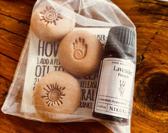 Handmade Clay Essential Oil Diffuser Stones (Pack of 3) | Natural Home Fragrance