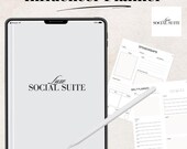 Influencer Planner, Content Creator iPad Planner (Digital Download)