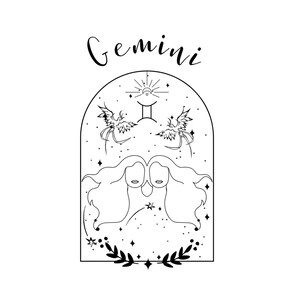 Gemini Svg Png, Gemini Zodiac Sign Svg Png, Gemini Sublimation, Horoscope Svg Png, Astrology Sign Svg Png, Gemini Birthday Svg Png, Dxf