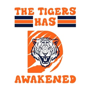 Detroit Tiger Svg, Digitale download, Digitaal bestand, PNG, Detroit Png, Detroit, Detroit Download