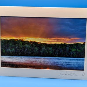 Sonnenuntergang auf dem St. Johns River, Welaka, Florida