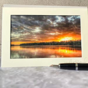 Sonnenuntergang auf dem St. Johns River, Welaka, Florida