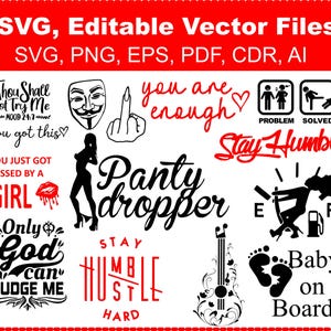 Vinyl sticker pack, T Shirt Designs SVG, Svg Files for Cricut, Silhouette Cut Files, Clipart, Svg for Shirts, Flower svg, Cricut, Silhouette