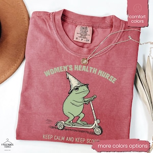 Frauen Krankenschwester Shirt: Obgyn Geschenk, Comfort Farben Baumwolle T-Shirt