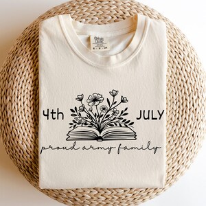 Camisetas para familias militares orgullosas, atuendos familiares militares personalizados, camiseta de graduación del ejército, camisetas familiares militares, camiseta patriótica, camiseta del 4 de julio