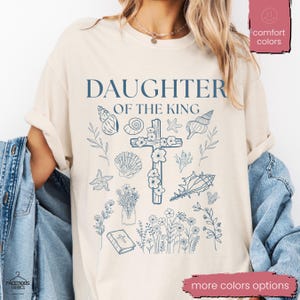 Comfort Colors® Religious Shirt, Child of God Shirt, Daughter of the King Shirt, Love Like Jesus Shirt, christian merch, Bible Verse Shirt