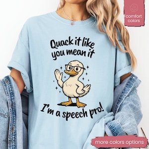 Comfort Colors® Speech Therapy Shirt, SLP Shirt, SLPA, Gift For Speech Therapist Shirt, Speech Language Pathologist, Speech Pathologist Tee