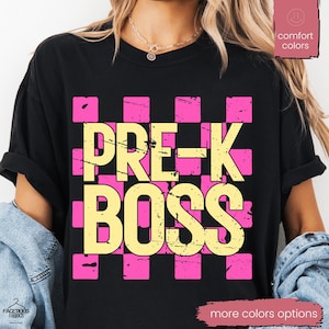 Comfort Colors® Pre-K Teacher Shirt, Pre-K Squad, Preschool Crew, PreK Teacher Shirt, Pre-K Teacher Team Shirts, PreK TShirt, Pre K T-Shirt