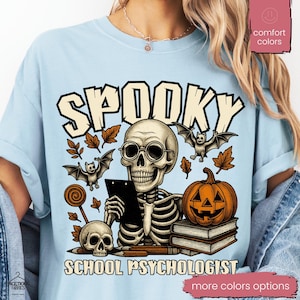 Mental Health Halloween Shirt, Mental Health Awareness Shirt, Psychologist Shirt, School Psych Shirt, Anxiety, Counselor, Social Worker