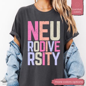 Comfort Colors® Neurodiversity Shirt for BCBA Gift, Special Education Teacher Shirt, Mental Health Gifts for Teachers