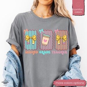 Comfort Colors® Second Grade Teacher Shirt, Back to School 2nd Grade Tee, Teacher Appreciation Gift, Cute Elementary School