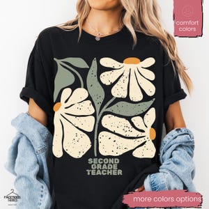 Comfort Colors® Second Grade Teacher Shirt, Back to School 2nd Grade Tee, Teacher Appreciation Gift, Cute Elementary School