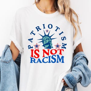 Anti Trump Shirt, Stop pretending your racism is patriotism shirt, Pro immigration shirt, anti maga shirt, Liberal tshirt, democrat shirt