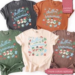 Christmas Crew 2025 Comfort Colors Shirt: Matching Family Holiday Tees