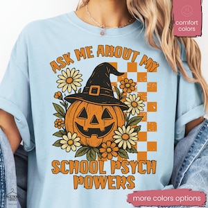 Mental Health Halloween Shirt, Mental Health Awareness Shirt, Psychologist Shirt, School Psych Shirt, Anxiety, Counselor, Social Worker