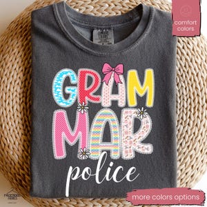 Comfort Colors® Second Grade Teacher Shirt, Back to School 2nd Grade Tee, Teacher Appreciation Gift, Cute Elementary School