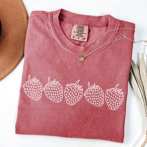 Fruits of the Spirit Comfort Colors® Shirt, Christian Shirts Gifts for Women, Botanical Shirt, Fruit Shirts, Christian Apparel, Trendy Shirt