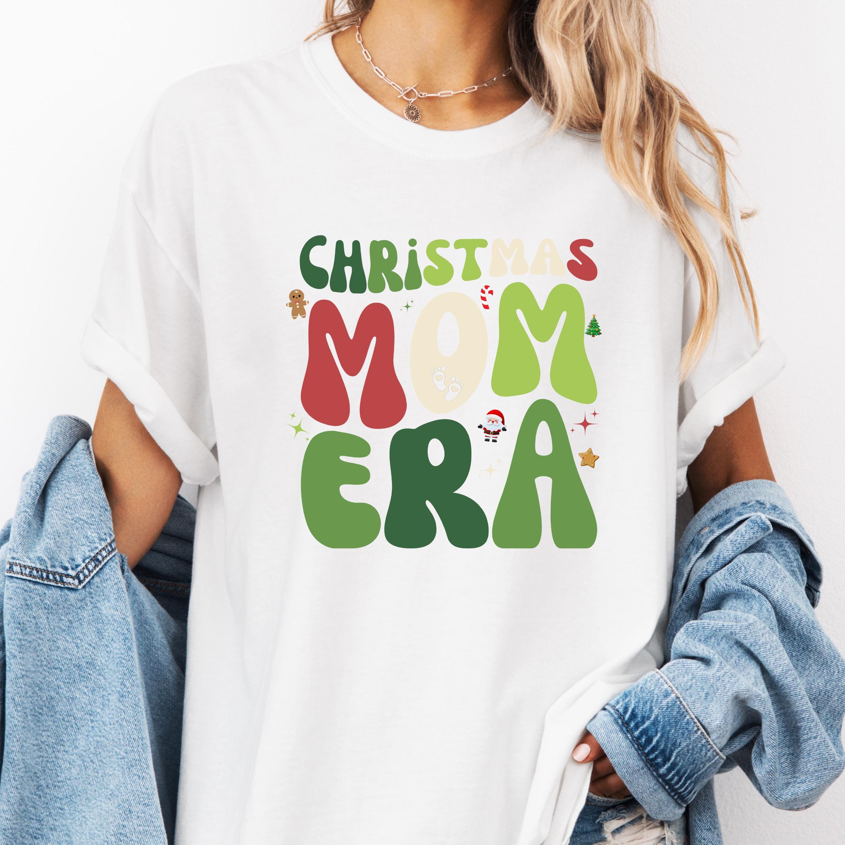 Lustiges Maternity Shirt Baumwolle Stretch Weihnachtlich Lustiges Schwangerschafts T-Shirt - Weihnachts Design Für Werdende Mütter Umstandsshirt Weihnachten