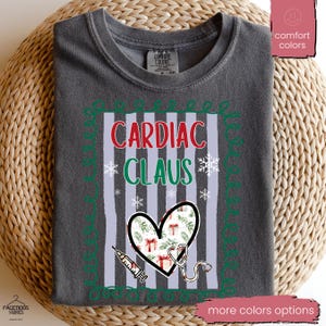 Cardiologist Christmas tshirt, Let it Flow, Cardiac Nurse Christmas t-Shirt, Icu Nurse Xmas tee, Heart Surgeon Cardiology Holiday Shirt