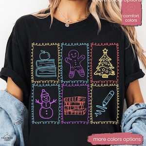 Christmas Break Loading Shirt, Funny Christmas Teacher T-Shirt, Christmas Break Educator Tee, Appreciation Gift, Classroom Holiday Party Tee