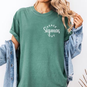 Funny Last Day Teacher Shirt, Peace Out Sigmas T-shirt, Gen Z Slang Tee, Skibidi Summer Shirt, Middle School Teacher Gift, End of School Tee