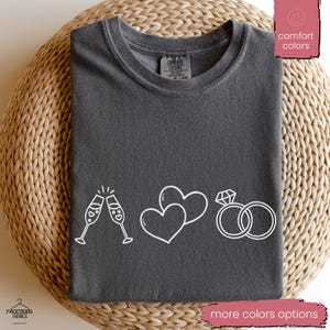 50th Anniversary T-Shirt: Married 50 Years Ago - Couples Matching Unisex Shirt