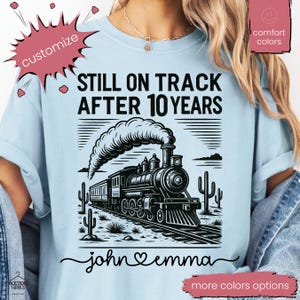 10th Wedding Anniversary Gift for Husband, Best Husband since 2015 Shirt, 10 Year Wedding Anniversary Tee for Him, Married for 10 Years Tee
