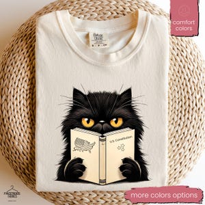 onafhankelijkheidsdag kattenshirt, patriottische kat, 4 juli kat, kattenliefhebber cadeau, 4 juli, Amerika shirt, Memorial Day shirt, VS shirt