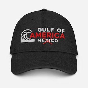 Gulf of America, Denim Hat, Trump Nation, Trump Hat, Trump 2025, Funny Hat, Best Seller, Gulf of Mexico, Trump Golf Hat, Trump Supporter