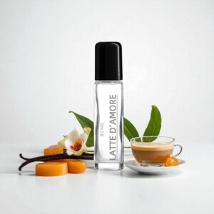 Vanilla Carmel Sweet Latte D&#39; Aroma . Inspired by Bianco Latte. Perfume Oil .Gift for her