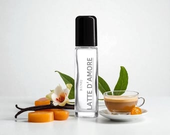 Vanilla Caramel Latte Perfume Oil: Sweet Gourmand Fragrance