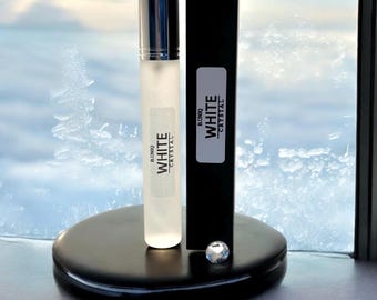 White Crystal- Clean Elegant Fresh Musk Perfume. 15ml travel size. Long Lasting Fragrance for her