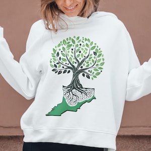 Palestijns ontwerp met olijfboomwortels: symbool van verzet, land en erfgoed | Pro Palestina-sublimatie- en Cricut-bestanden