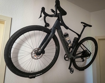 Road bike & gravel bike wall mount – carbon fiber reinforced plastic accessory