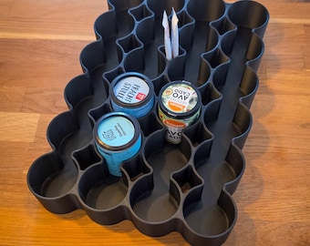 BIG spice rack for Just Spices / REWE – Modern design – up to 24 spices