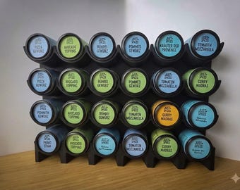 BIG spice rack for Just Spices / REWE – Modern design – 16 & 24 spices